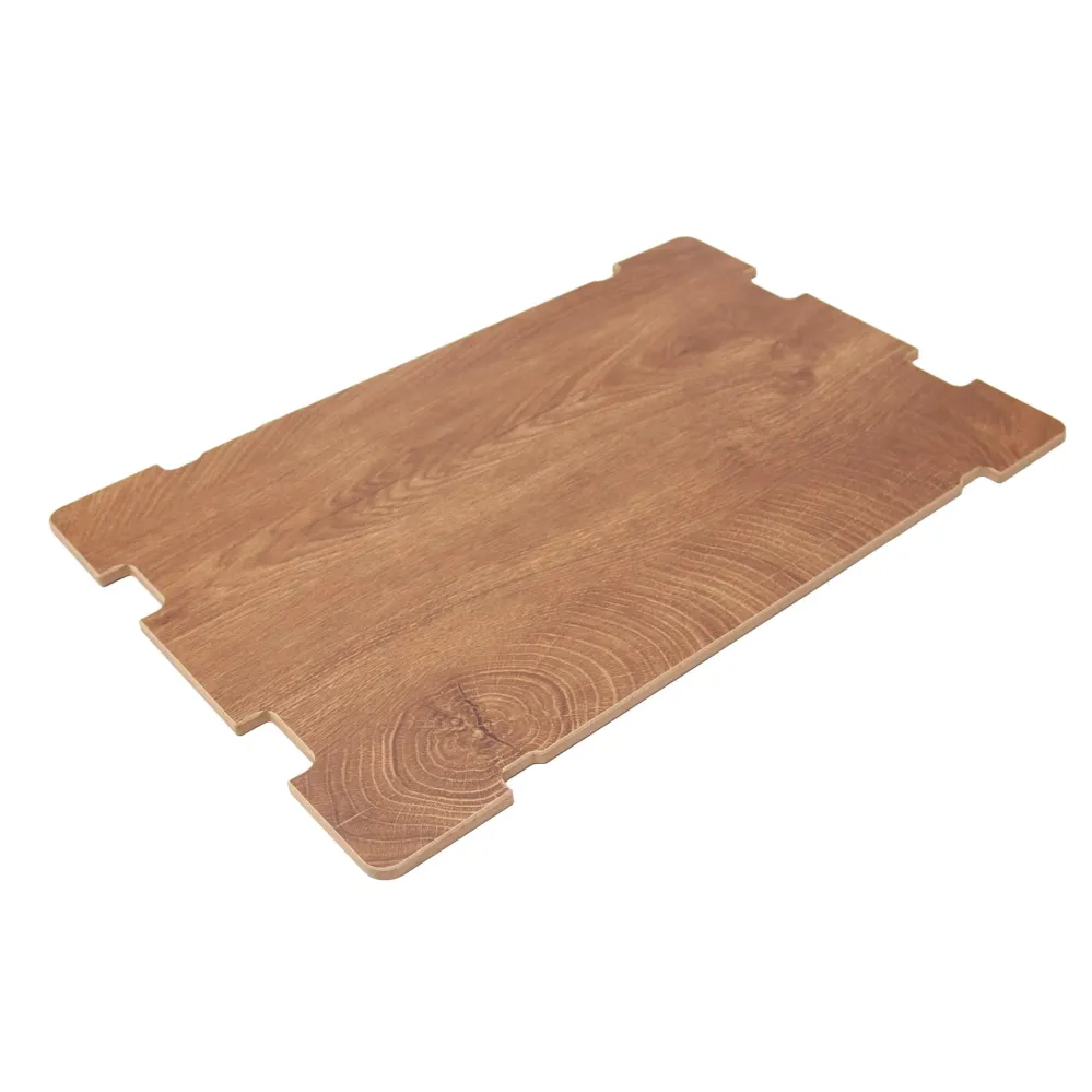 040Parts dřevěná deska pro skládací box 65L - MDF 8 mm s dřevěným furnérem, zesílená deska/víko k sezení jako stabilní odk...