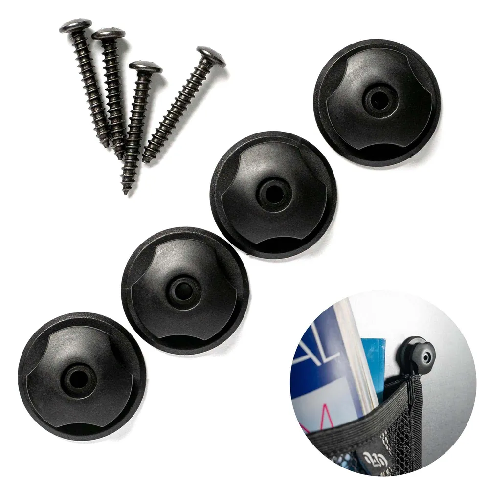 040Parts Přepravní síť Skladovací síť Držák VW T5 T6 Multivan California Beach Caravelle Plastový držák Samolepicí držák -...