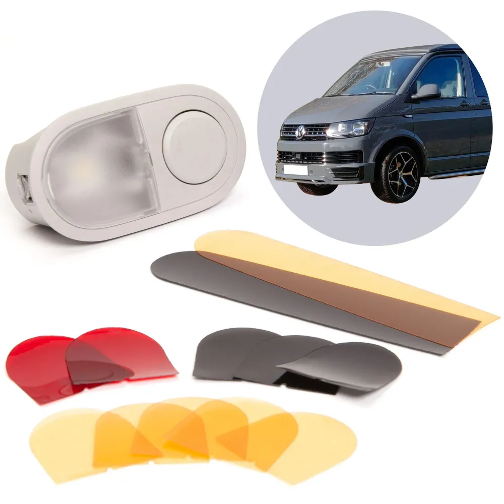 040Parts Sada barevných filtrů pro LED interiérové osvětlení kompatibilní s VW T6 / T5 / T6.1 vyměnitelné filtry pro VW sv...