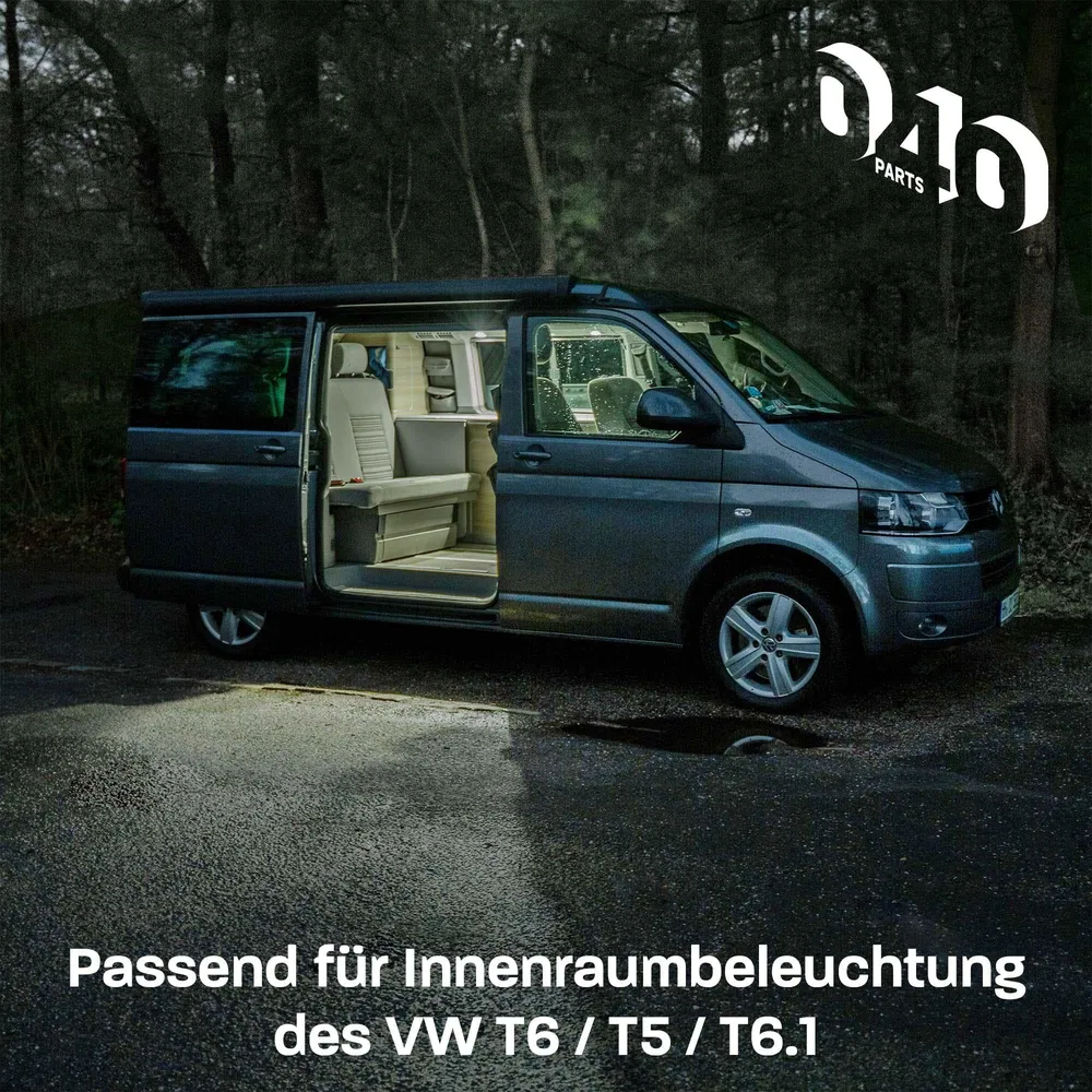 040Parts Sada barevných filtrů pro LED interiérové osvětlení kompatibilní s VW T6 / T5 / T6.1 vyměnitelné filtry pro VW sv...