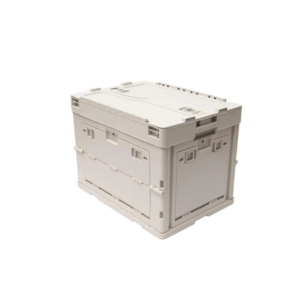 040Parts Skládací box 30L skládací šedá skládací přepravní box s klopným víkem organizér kufru skládací box skladovací box
