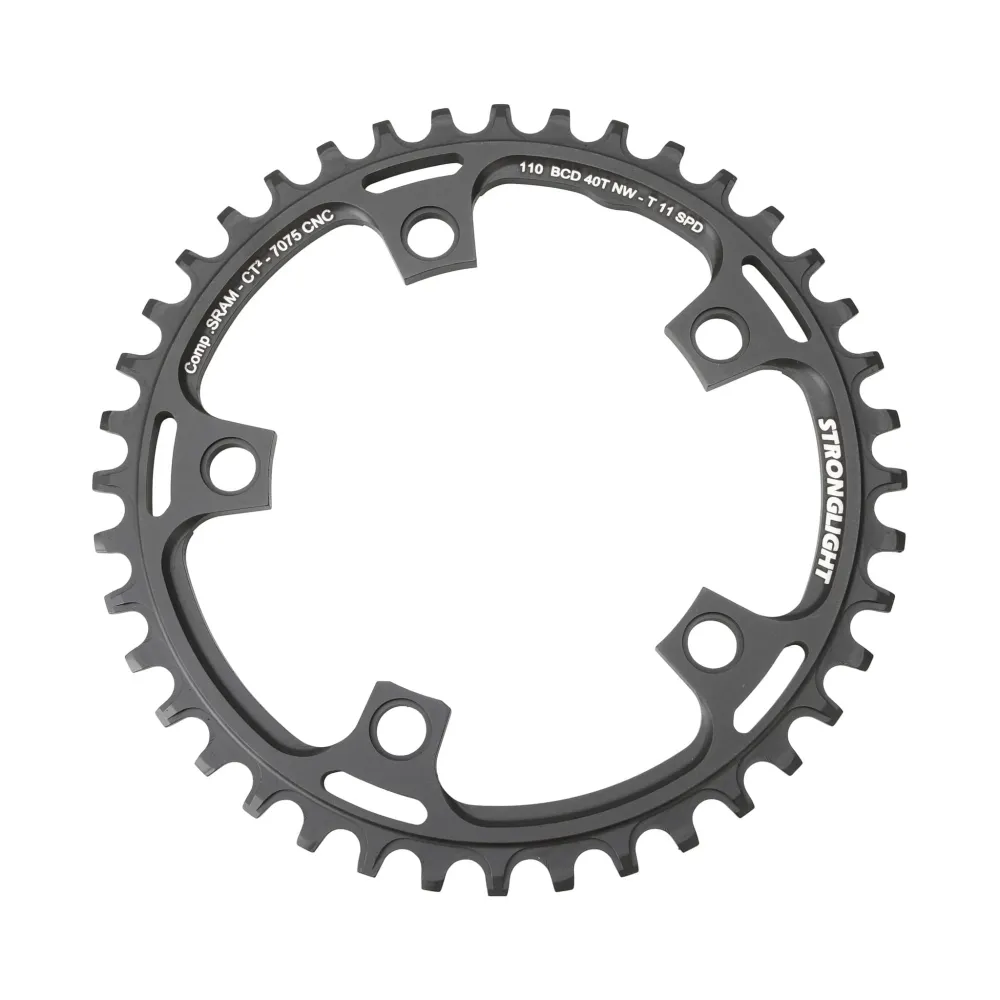 11V STRONGLIGHT CT² Sram Red/Force/Rival 110mm Mono řetězový kroužek