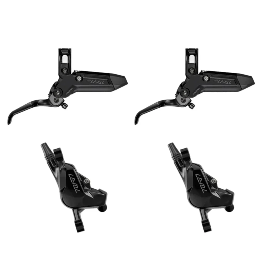 Pár 2pístkových brzd SRAM LEVEL SILVER STEALTH Black