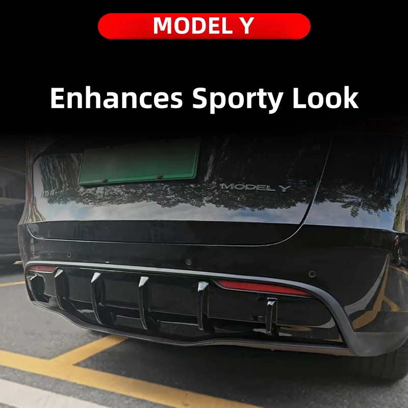 ABS Ochrana zadního nárazníku odolný stylový pro model Y 2020-2024