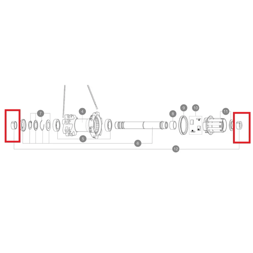 Adaptér pro zadní kolo MAVIC YELL BOOST se samonastavením 12x148mm