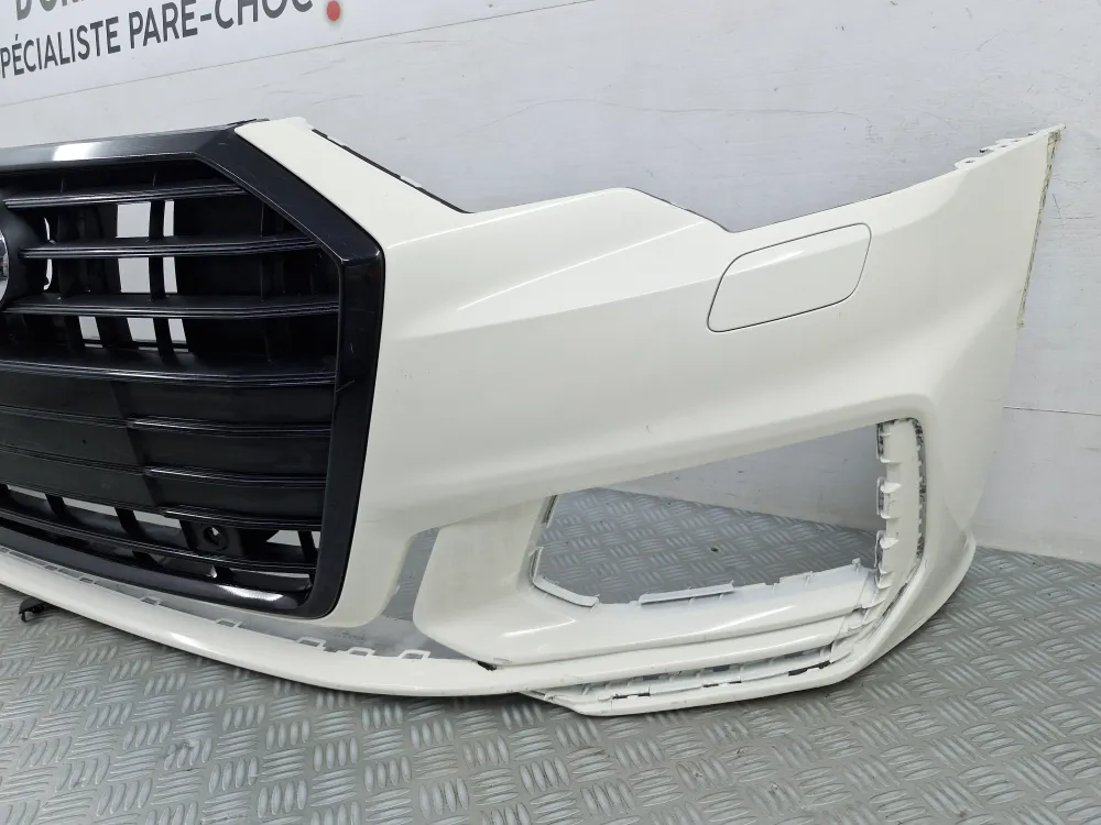 Přední nárazník Audi A6 F2 Fáze 1 S-Line (od 07/2018) – Originální použitý díl s radary ostřikovači světlometů
