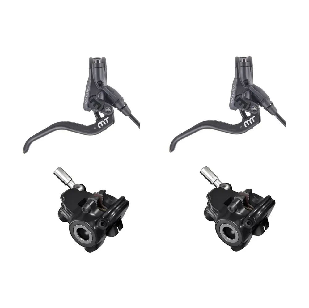 Pár bezdiskových brzd MAGURA MT4 FLATMOUNT Black