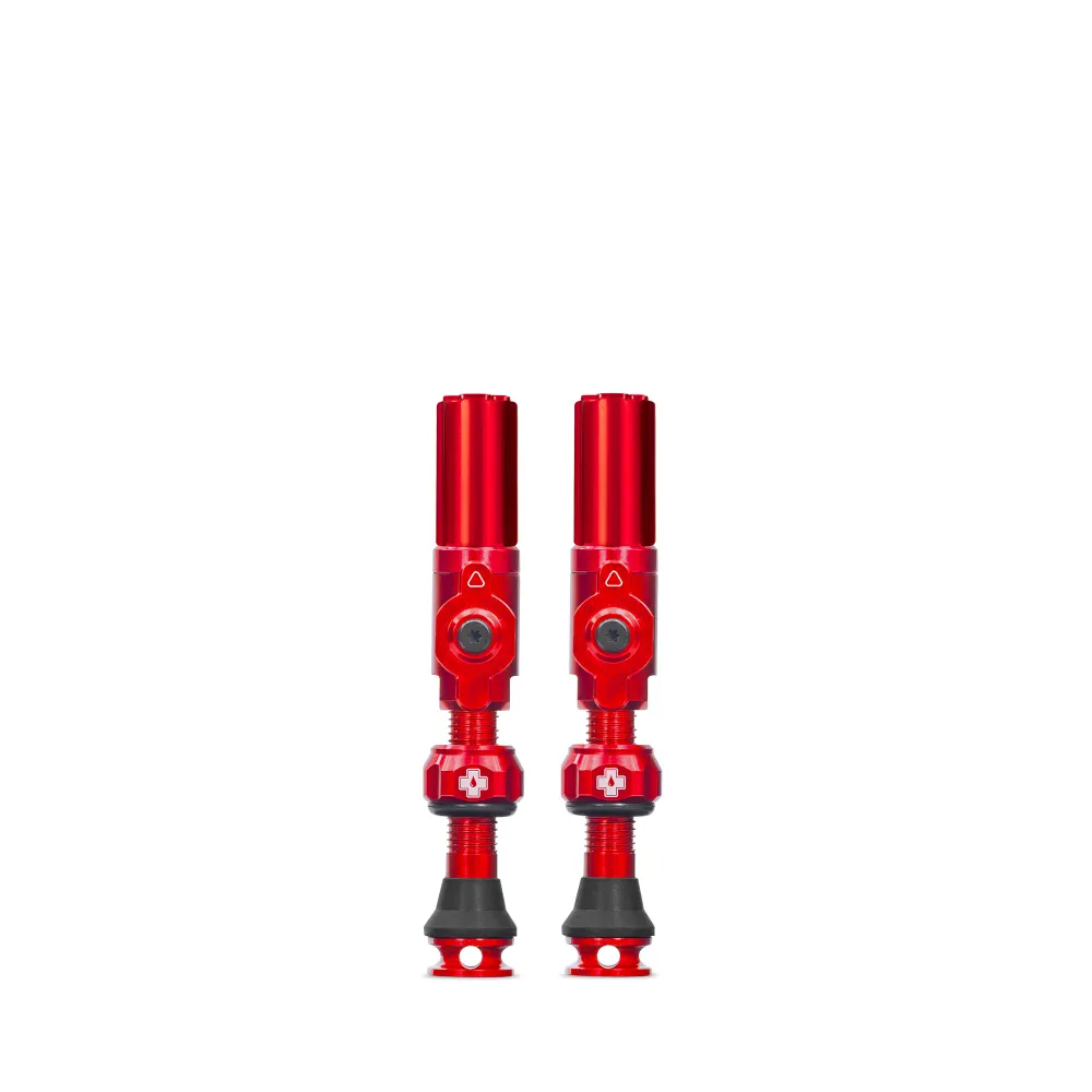 Bezdušové ventilky MUC-OFF Big Bore Hybrid (Schrader) Medium Red