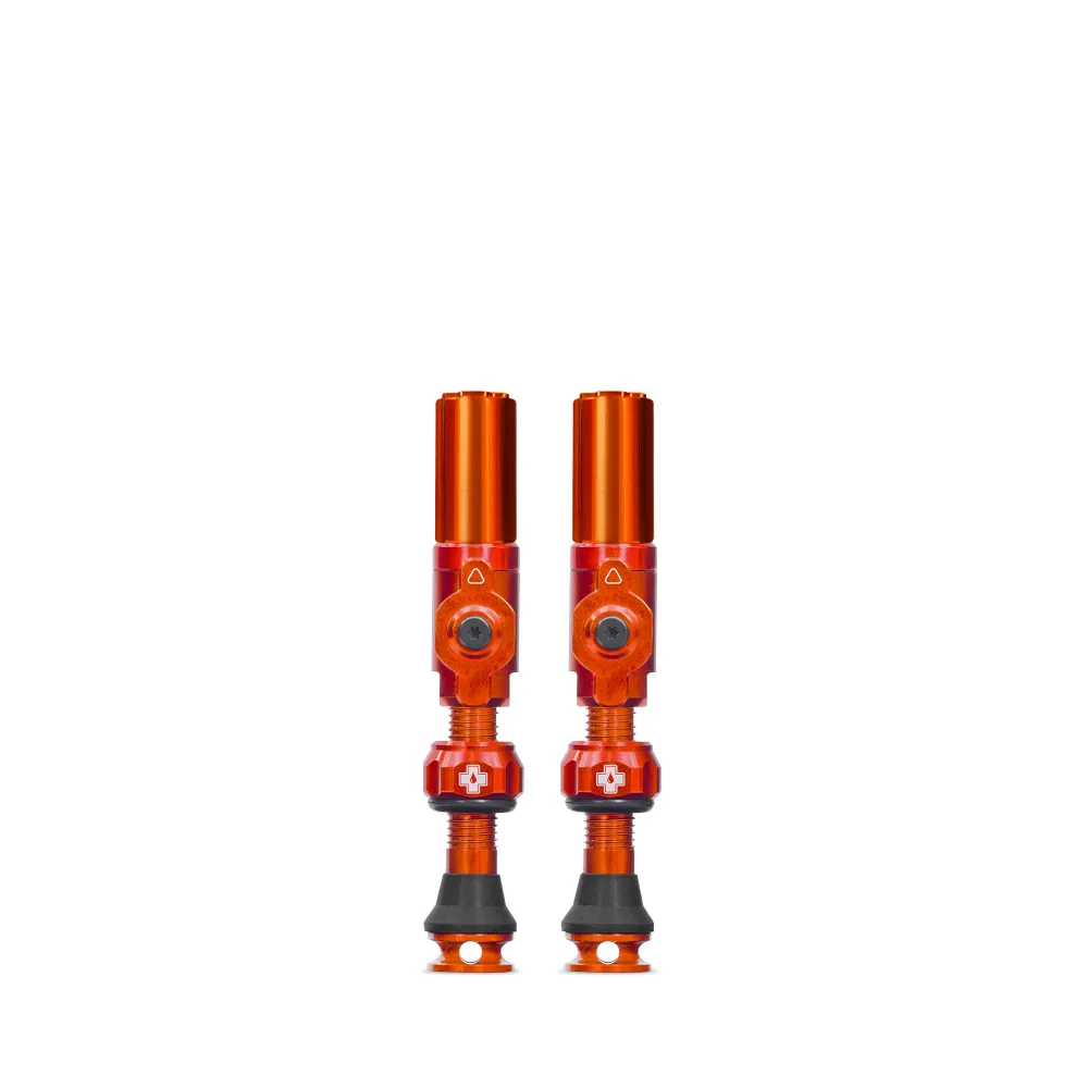 Bezdušové ventilky MUC-OFF Big Bore Hybrid (Schrader) Medium Orange