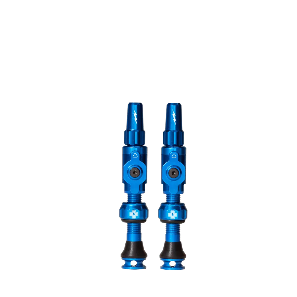 Bezdušové ventilky MUC-OFF Big Bore Lite (Presta) Medium Blue
