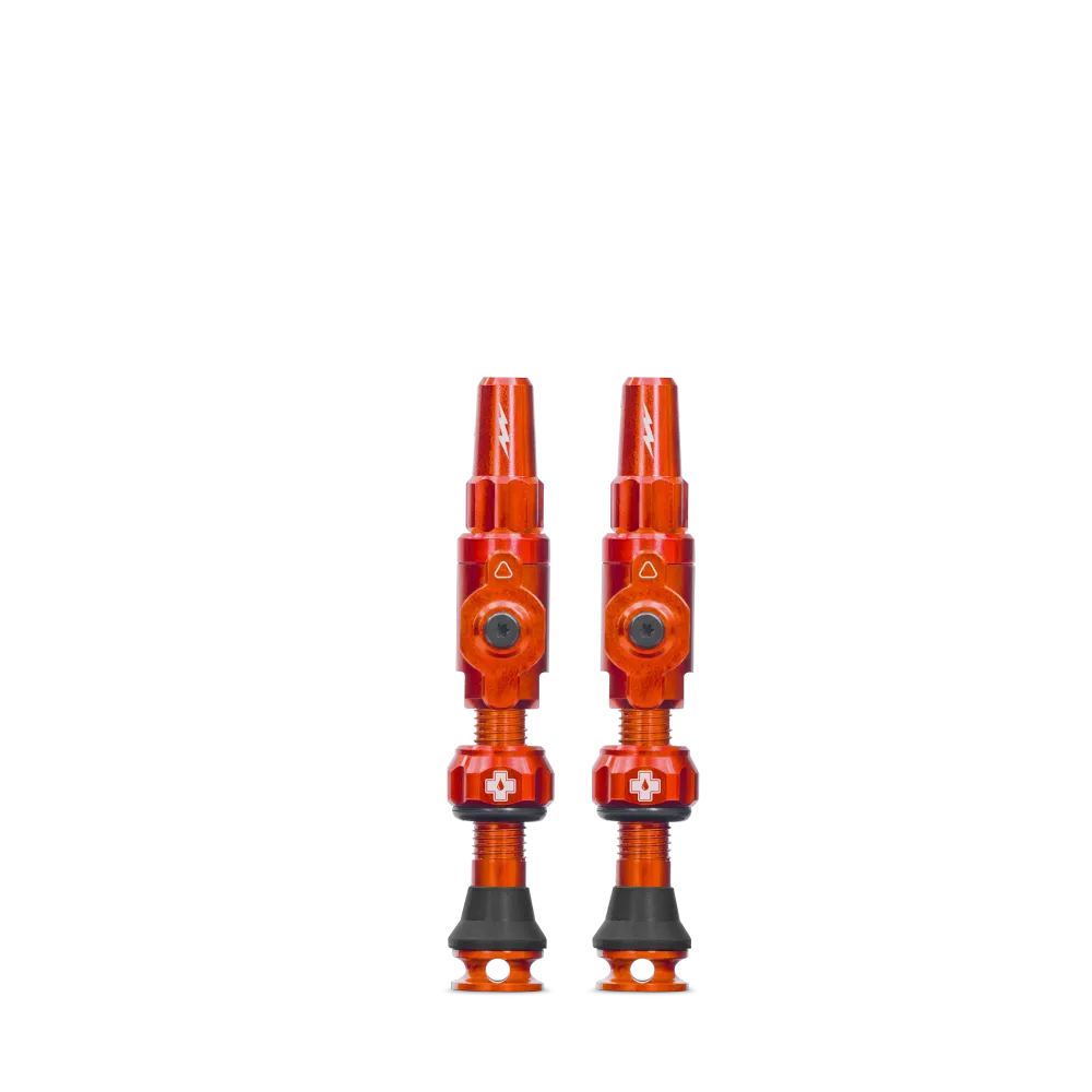 Bezdušové ventilky MUC-OFF Big Bore Lite (Presta) Medium Orange