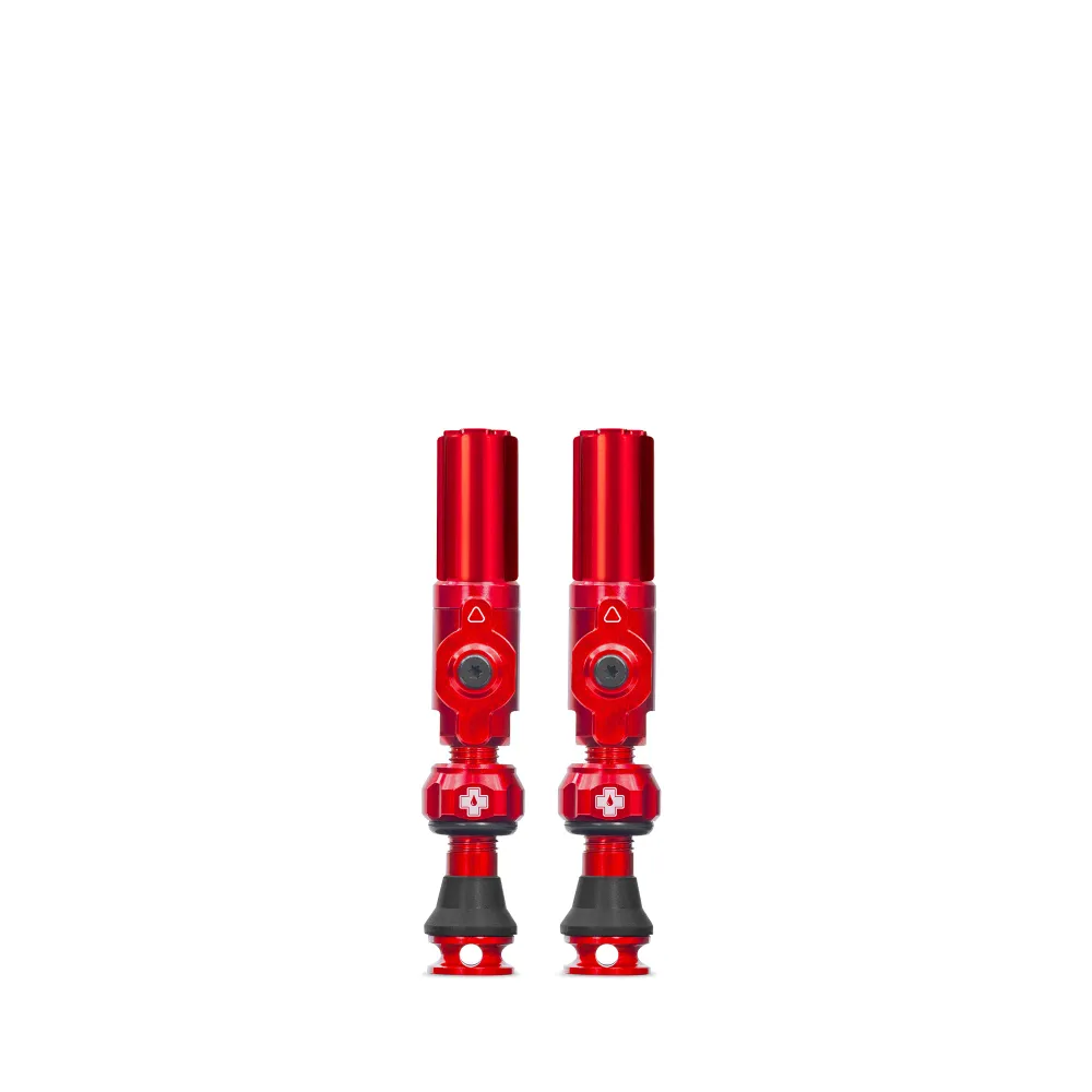 Bezdušové ventily MUC-OFF Big Bore Hybrid (Schrader) Small Red