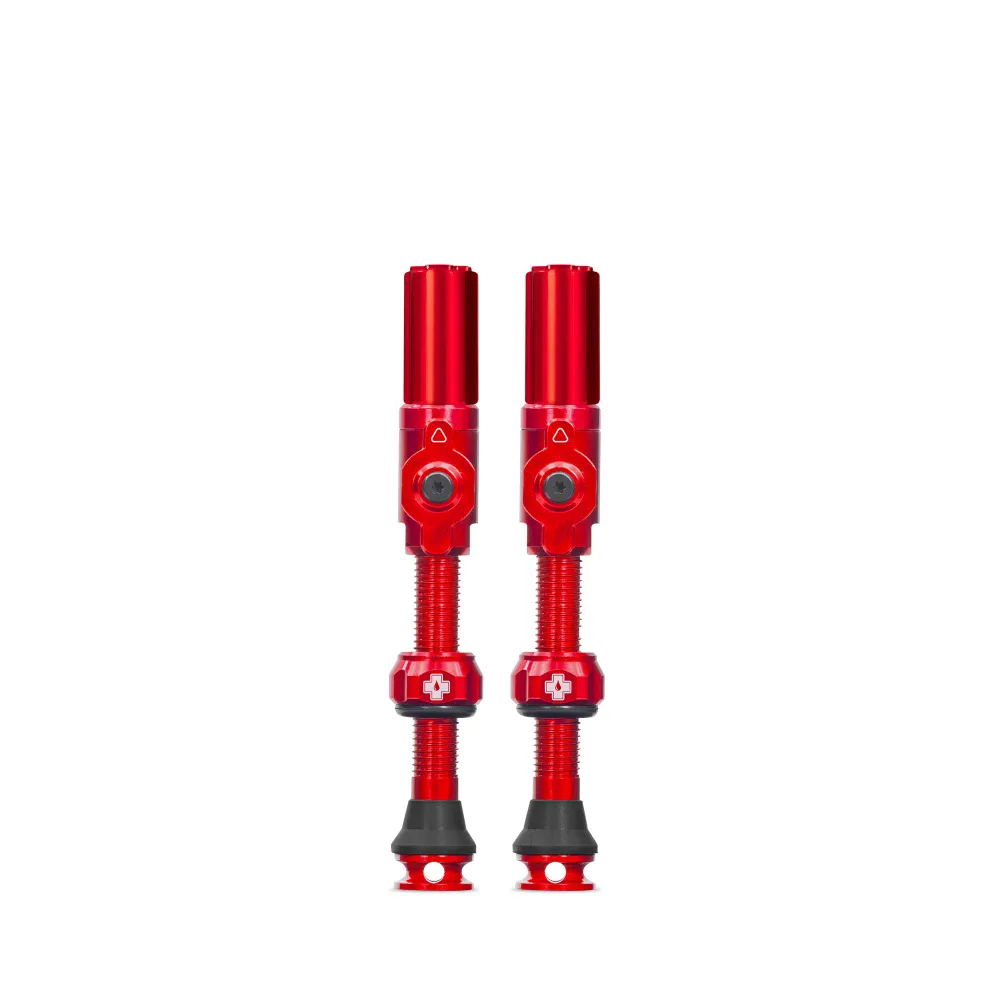 Bezdušové ventily MUC-OFF Big Bore Hybrid (Schrader) Large Red