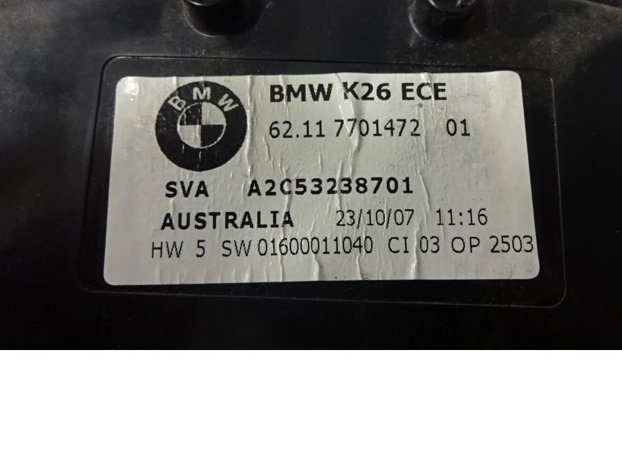 přístrojový panel BMW