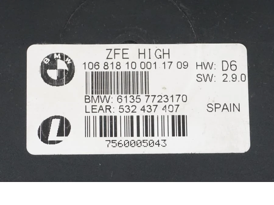 sada zámků BMW