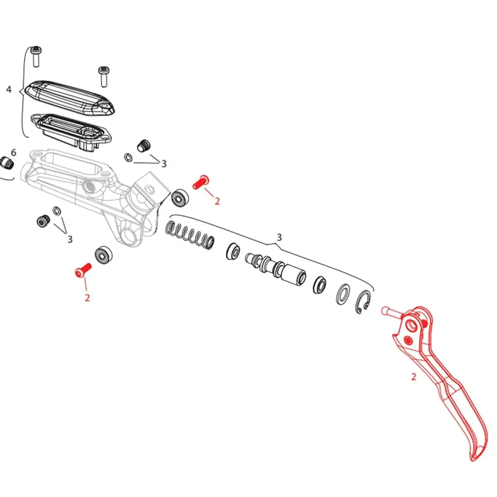 Brzdová páka SRAM LEVEL ULTIMATE Carbon #11.5018.003.016