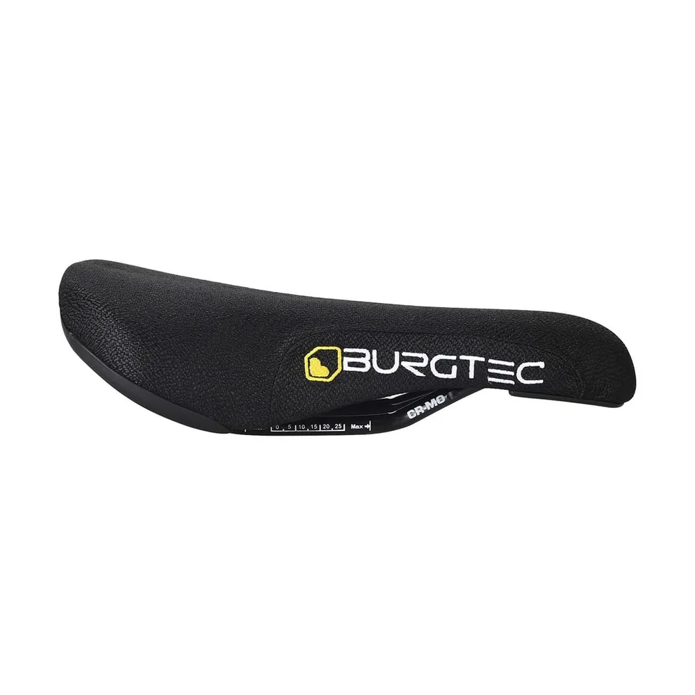 BURGTEC CLOUD BOOST Rails CrMo Logo Sedlo Black