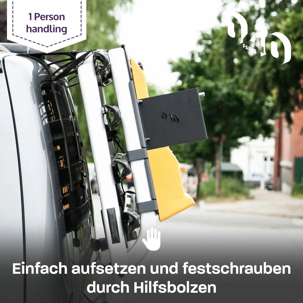 B-Ware: 040 parts Držák náhradního kola pro VW T5, T6 T6.1 Náhradní pneumatika kompatibilní s mnoha dalšími ráfky Držák ná...