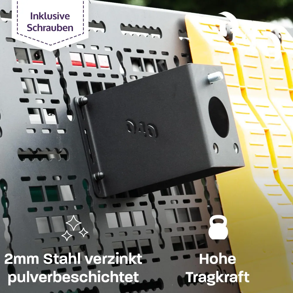 B-Ware: 040 parts Držák náhradního kola pro VW T5, T6 T6.1 Náhradní pneumatika kompatibilní s mnoha dalšími ráfky Držák ná...