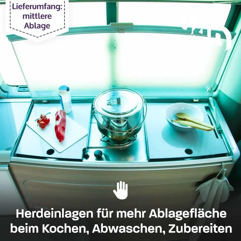 B-Ware: 040 parts Herdeinlagen mitte pro VW T5 T6 T6.1 California přesně na míru