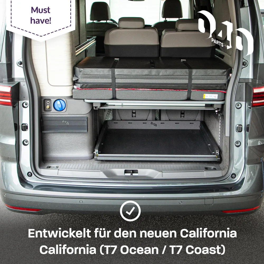 B-Ware: 040 parts jednoramenný zadní výsun zásuvka 800mm pro T7 California Ocean Coast nová California Hecková skříň Gepäc...