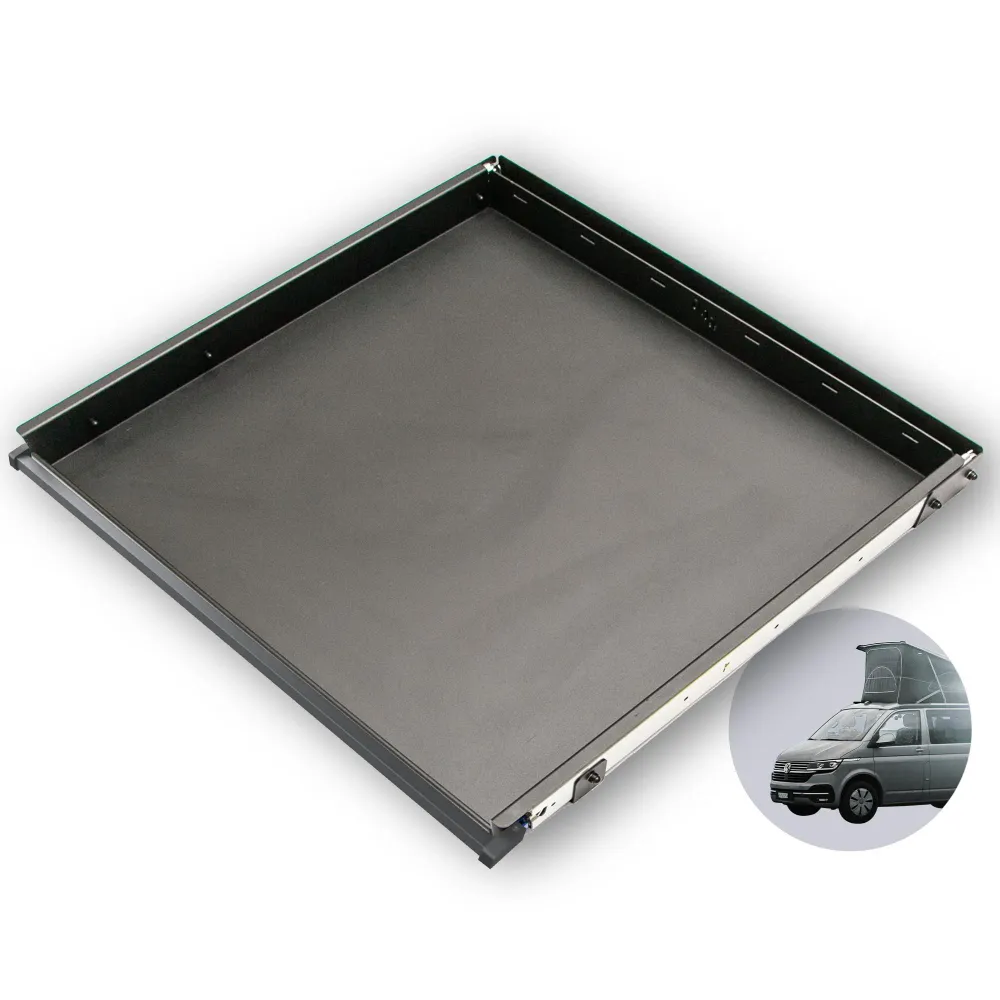 B-Ware: 040 parts Jednorukový háček Výsuv zásuvky 700mm pro T5 T6 T6.1 California (Comfortline Coast Ocean) Zadní box Zava...
