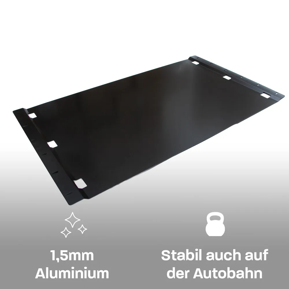 B-Ware: 040 parts Solarplattenhalter Černá Držák desky z hliníku pro VW T7 California nový California