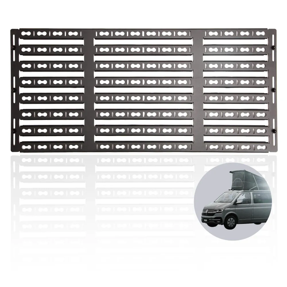 B-Ware: 040 Parts ultra plochý střešní nosič pro VW T5 T6 T6.1 California aby se tvůj Van vešel do podzemních garáží Střeš...