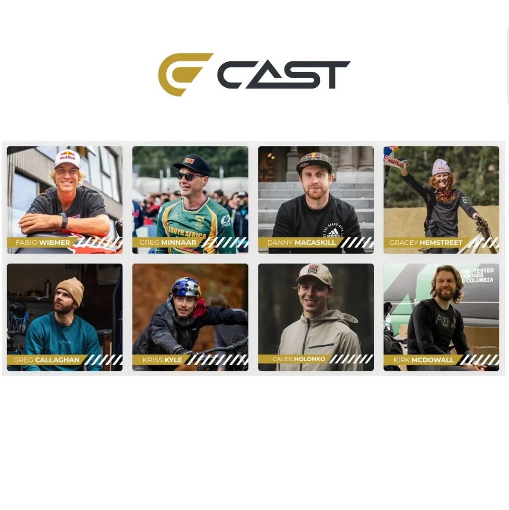 CAST BAMBA Lock-On gripy černé