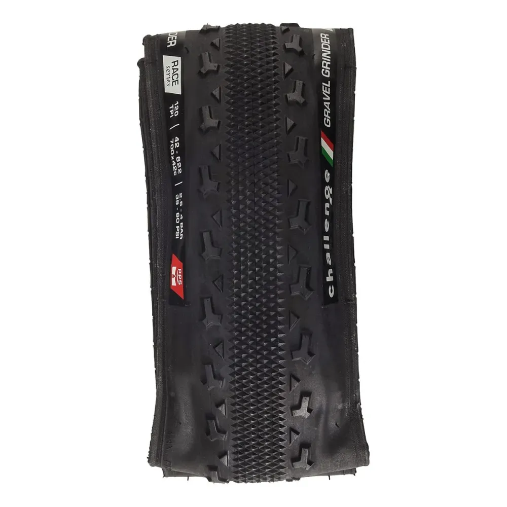CHALLENGE GRAVEL GRINDER 700x42c TubeType Black pneumatika