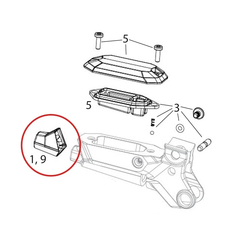 Chránič brzdové hadice SRAM MAVEN Ultimate/Silver/Bronze (x2)