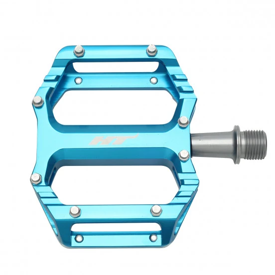 HT COMPONENTS AR09 Modré tyrkysové ploché pedály