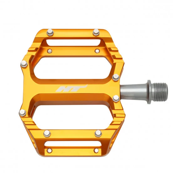 HT COMPONENTS AR09 Oranžové ploché pedály
