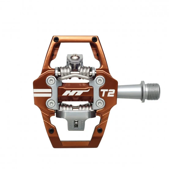 HT COMPONENTS ENDURO T2 Bronze pedály