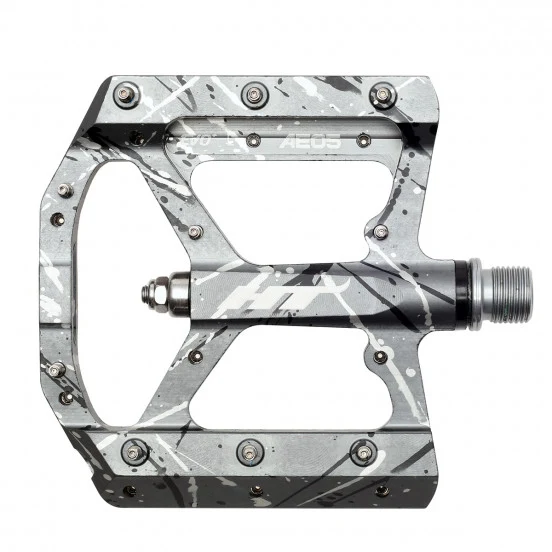 HT COMPONENTS EVO+ AE05 Camo Grey ploché pedály