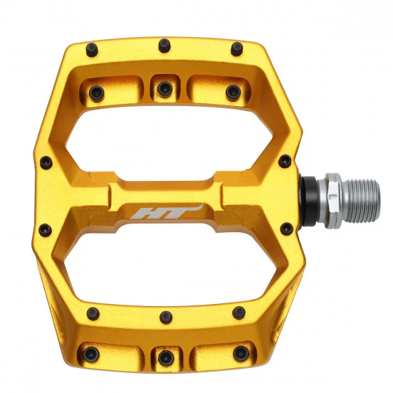 HT COMPONENTS SPIDER AF03 Gold Ploché pedály