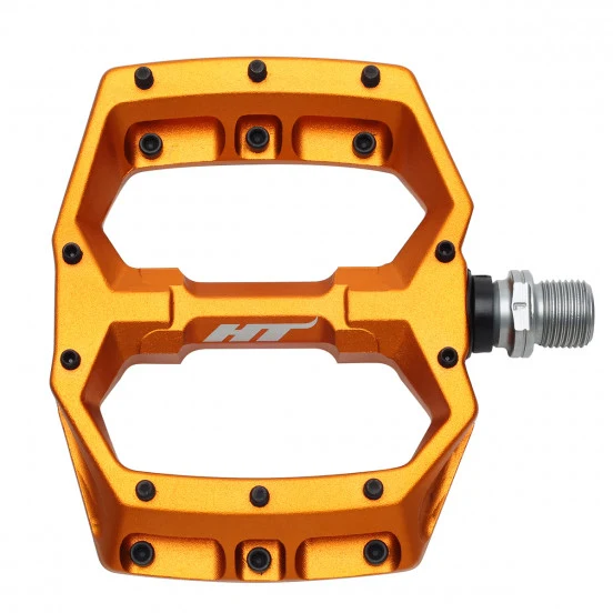 HT COMPONENTS SPIDER AF03 Oranžové ploché pedály