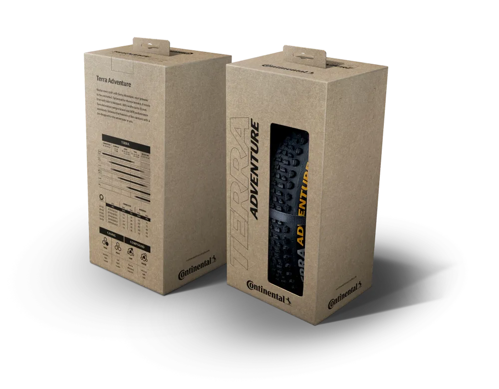 CONTINENTAL TERRA ADVENTURE TRAIL GRIP 700x55c Tubeless Ready Hnědá pneumatika
