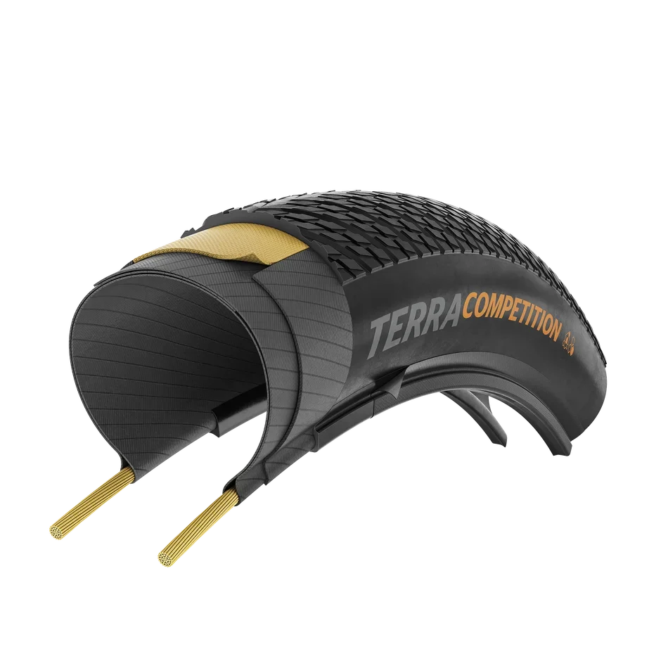 CONTINENTAL TERRA COMPETITION TRAIL GRIP 700x35c bezdušová pneumatika černá