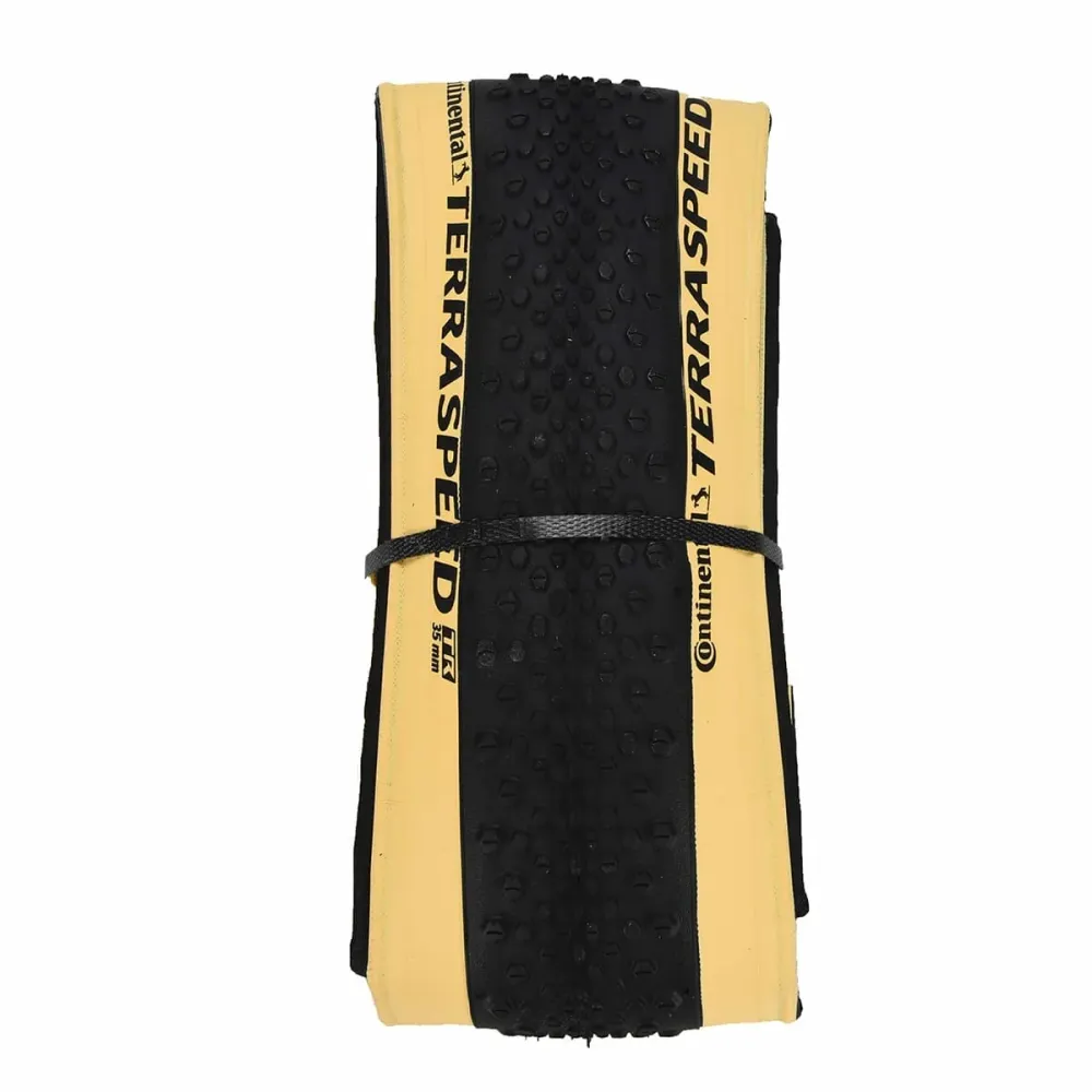 CONTINENTAL TERRA SPEED PROTECTION 700x35c Bezdušová pneumatika béžová