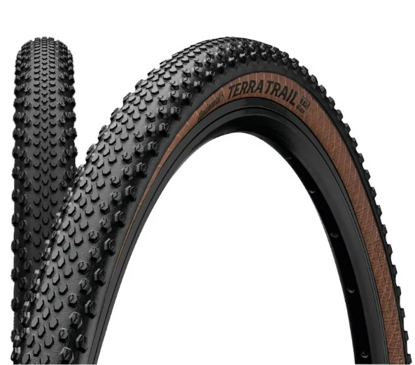 CONTINENTAL TERRA TRAIL PROTECTION 700x40c Tubeless Ready Hnědá pneumatika