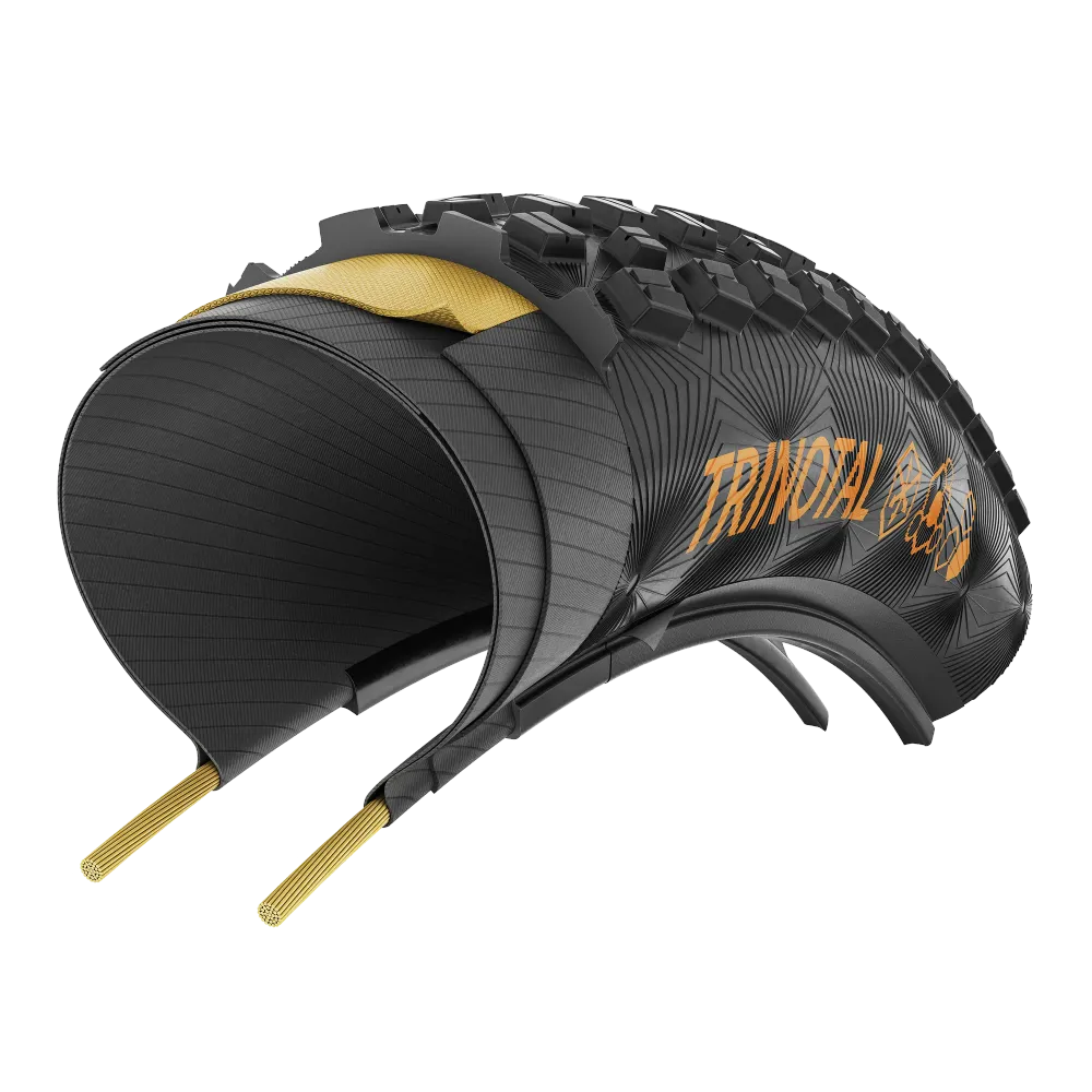 CONTINENTAL TRINOTAL Race Rapid 29x2.40 Tubeless Ready Soft Brown pneumatika