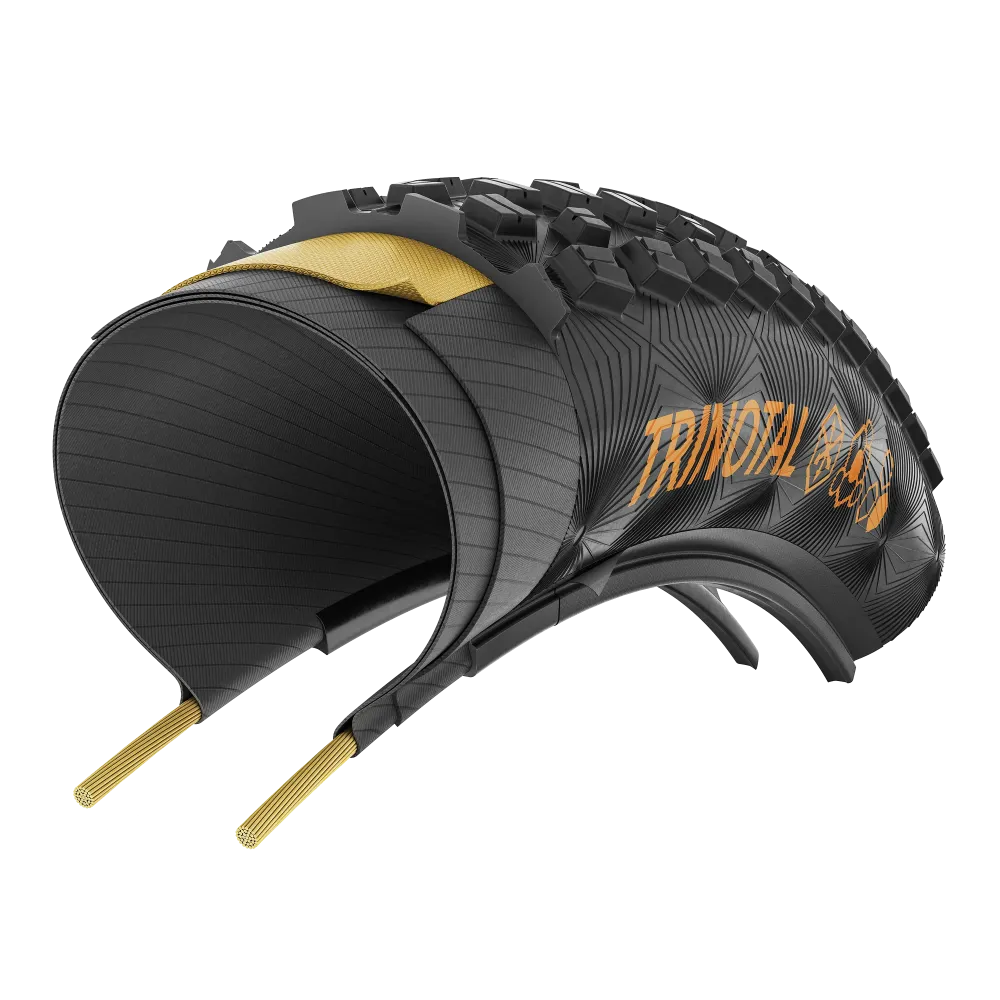 CONTINENTAL TRINOTAL Trail Rapid 29x2.40 Tubeless Ready Soft Brown pneumatika