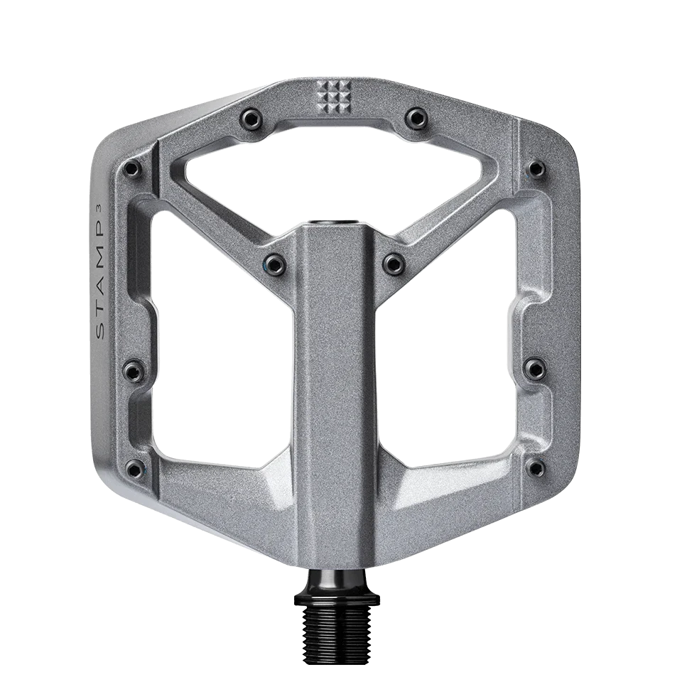 CRANKBROTHERS STAMP 3 malé ploché pedály šedé