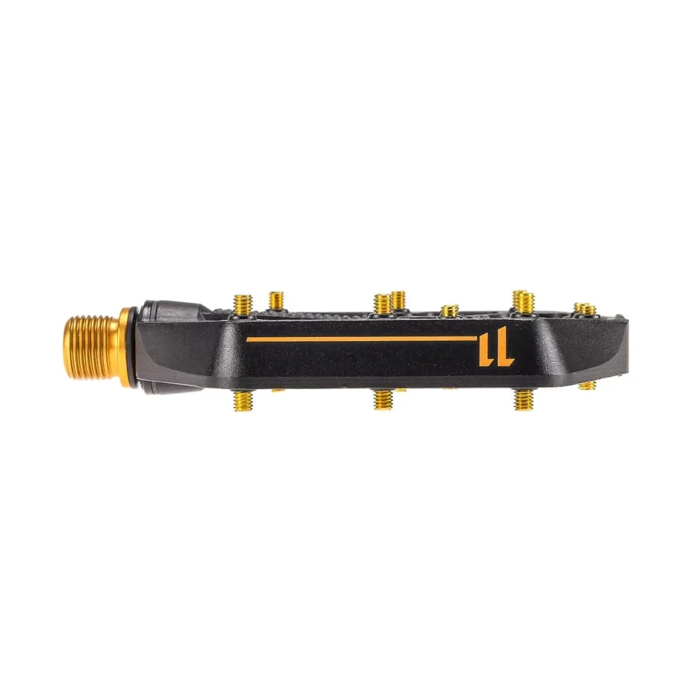 CRANKBROTHERS STAMP 11 Malé ploché pedály černá/zlatá