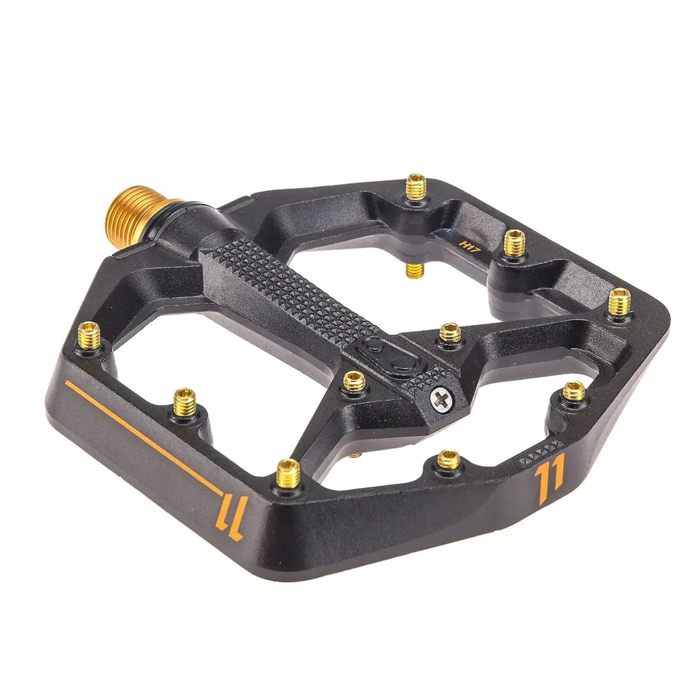 CRANKBROTHERS STAMP 11 Malé ploché pedály černá/zlatá