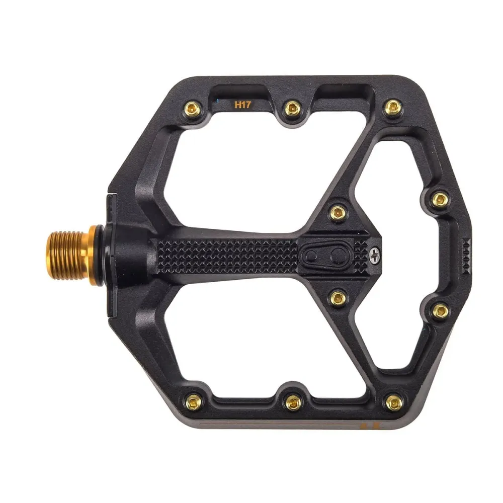 CRANKBROTHERS STAMP 11 Malé ploché pedály černá/zlatá