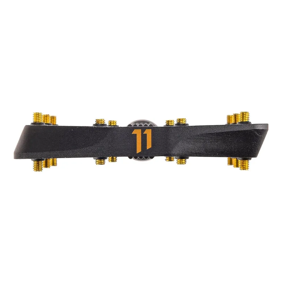 CRANKBROTHERS STAMP 11 Malé ploché pedály černá/zlatá