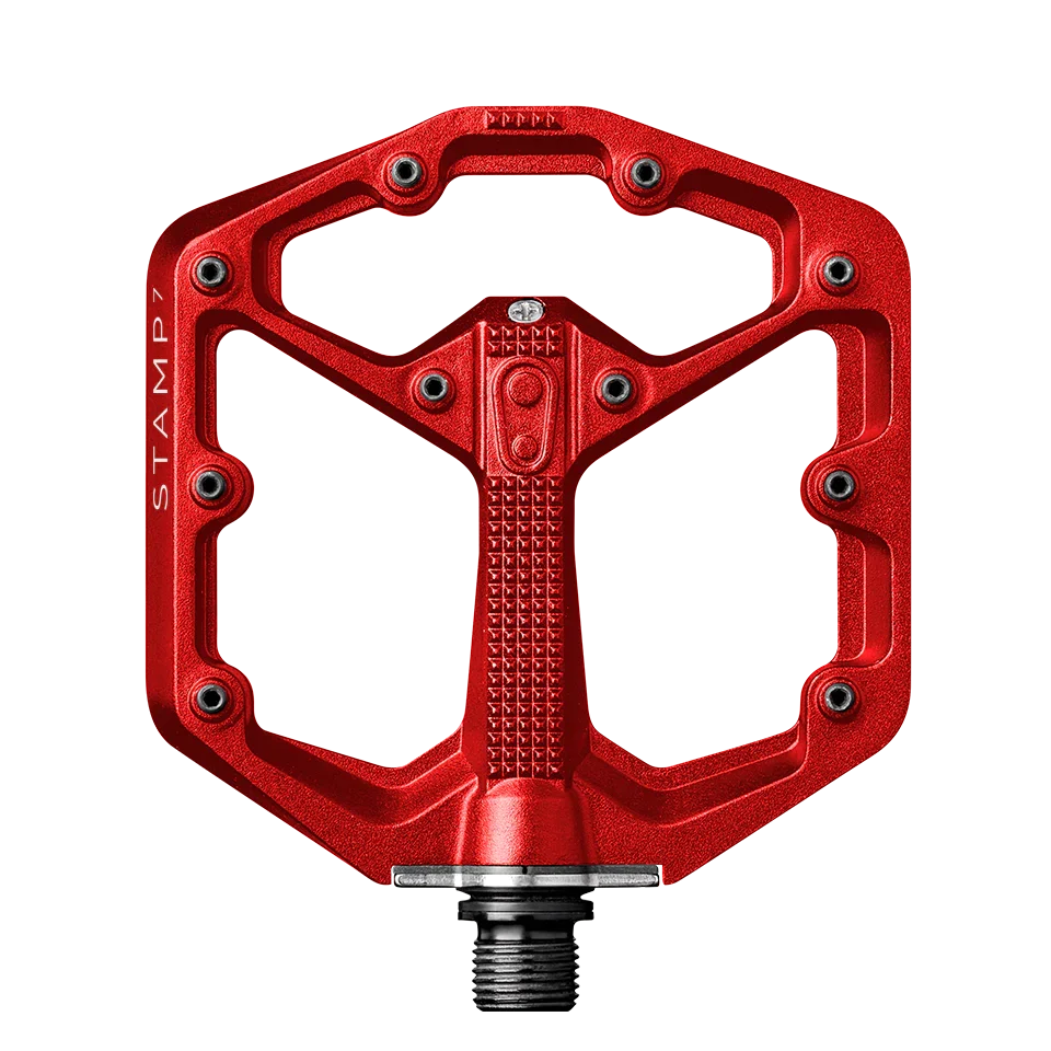 CRANKBROTHERS STAMP 7 Malé ploché pedály Červené
