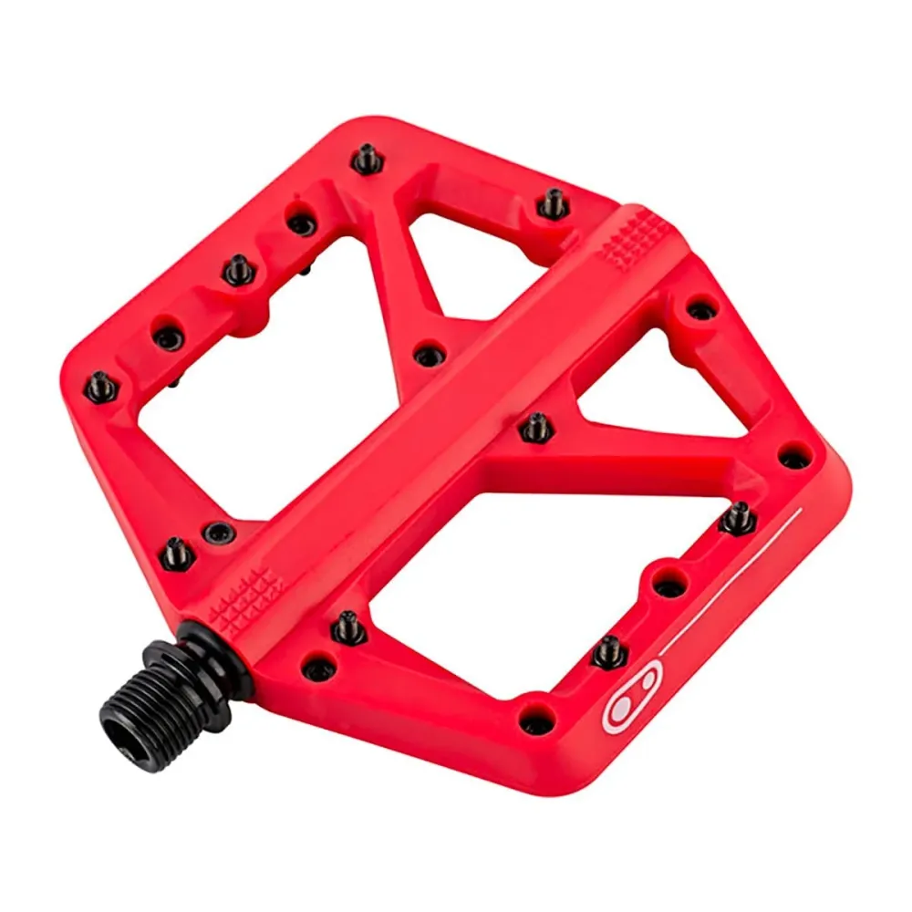 CRANKBROTHERS STAMP 1 Malé ploché pedály Červené